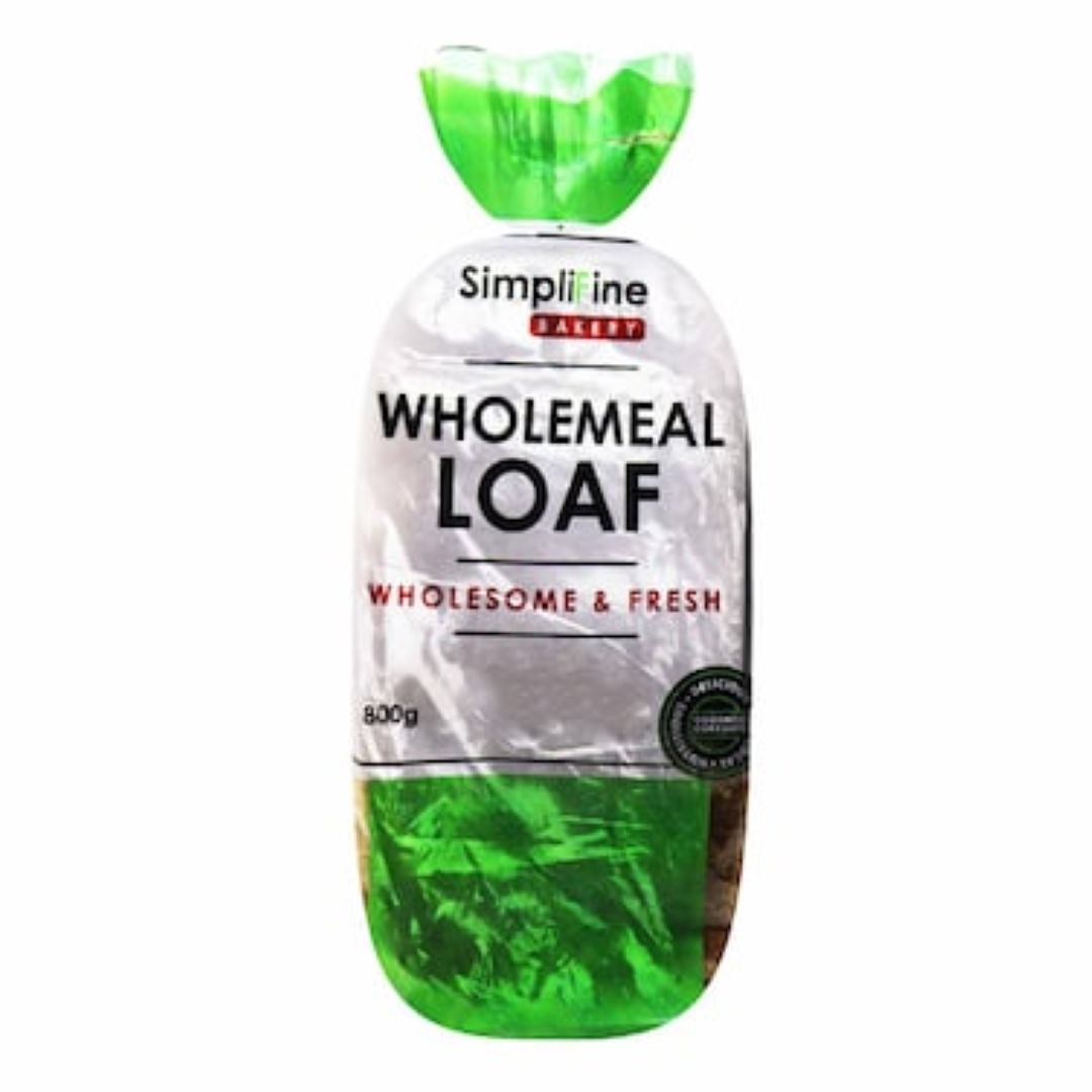 SIMPLIFINE WHOLEMEAL LOAF 800G